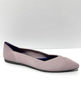 Rothys Womens The Point Flat Petal Pink Solid Size 7 M